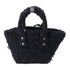 BALENCIAGA SHW Mini Bistro 2way Shoulder Bag Tweed Black