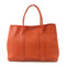 HERMES PHW Garden Party PM Tote Bag Negonda Leather Orange