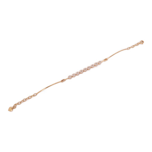 JEWELRY Diamond Bracelet 18K Pink Gold