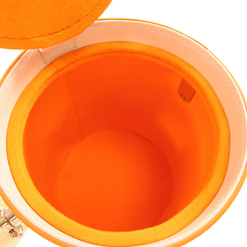 LOUIS VUITTON Monogram Paint Can 2 way Shoulder Bag White/Orange M81590