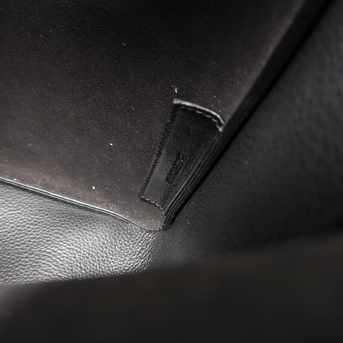 BALENCIAGA 2 Way Shoulder Bag Calfskin Leather Black