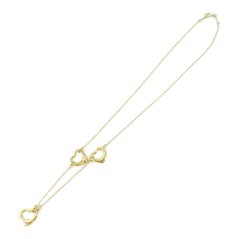 TIFFANY&CO Open Heart Necklace 18K Yellow Gold