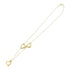 TIFFANY&CO Open Heart Necklace 18K Yellow Gold