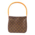 LOUIS VUITTON LV GHW Looping MM Shoulder Bag M51146 Monogram Brown
