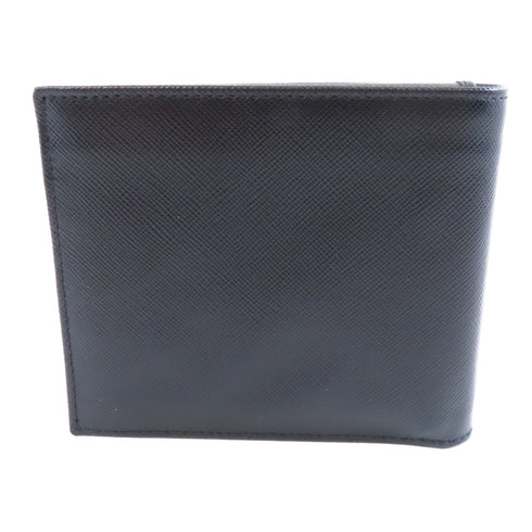 PRADA Wallet 2M1167 Calfskin Leather Black