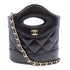 CHANEL Quilted CC GHW Chain Shoulder Bag AP3924 Lambskin Leather Black