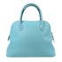 HERMES PHW Bolide 31 2 Way Shoulder Bag Handbag Clemence Leather Bleu Atoll/Blue