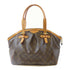 LOUIS VUITTON LV GHW Tivoli GM Shoulder Handbag M40144 Monogram Brown v2