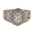 Fine Jewelry 1.17ct/0.806ct Diamond Ring US#8.75 PT900 Platinum