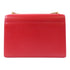 SAINT LAURENT YSL GHW Chain Shoulder Bag 442906 Calfskin Leather Red