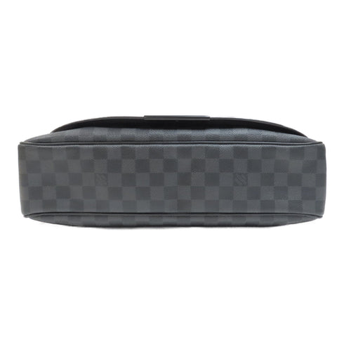 LOUIS VUITTON LV SHW Daniel MM Shoulder Bag N58029 Damier Graphite Black