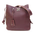LOUIS VUITTON LV SHW Lockme Bucket Shoulder Bag M54680 Calfskin Leather Purple