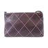 CHANEL Quilted CC SHW Handbag Lambskin Leather Purple