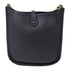 HERMES GHW Evelyne TPM Shoulder Bag Clemence Leather Black v1