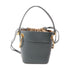 Chloe GHW Bucket Bag 2 Way Shoulder Calfskin Leather Dark Turquoise