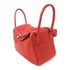 HERMES PHW Lindy 26 2 way Shoulder bag Clemence Leather Rouge Casaque