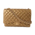 CHANEL CC GHW Maxi Classic Chain Shoulder Bag Lambskin Leather Gold