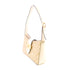 COACH GHW Eliza Shoulder Bag Coated Canvas CP005 Brown White