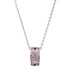 LOUIS VUITTON LV Diamond Empreinte Necklace CI8402 18K White Gold