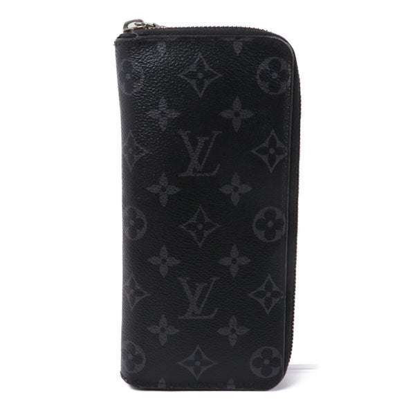 LOUIS VUITTON LV Zippy Wallet Vertical Long Wallet M62295 Monogram Eclipse
