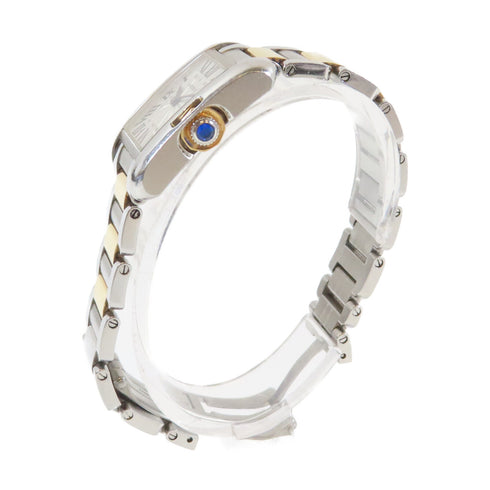 CARTIER Tank Anglaise Small Watch W5310046 18K Yellow Gold Stainless Steel #14cm