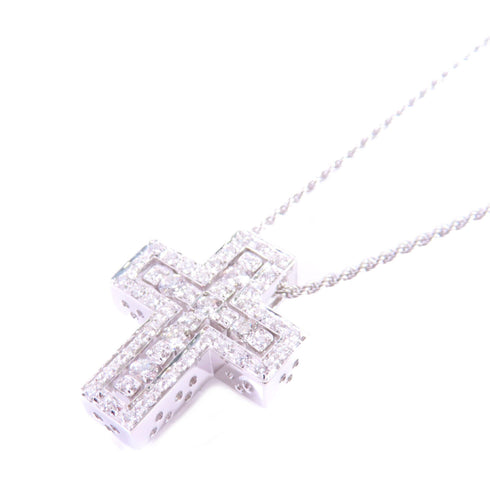 Damiani Diamond Necklace 18K White Gold v1