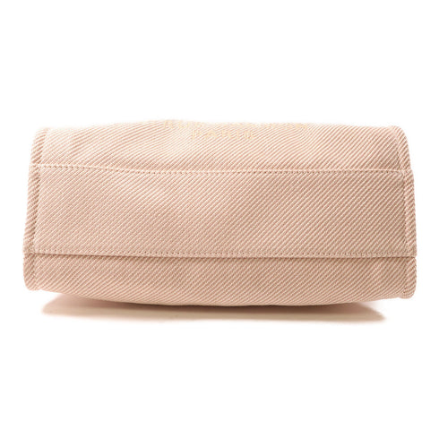 CHANEL CC GHW Deauville Tote Bag Shoulder Bag Canvas Pink