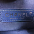CHANEL Herringbone CC SHW Le Boy Chain Shoulder Calfskin Leather Neon Blue Green