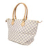 LOUIS VUITTON LV GHW Saleya MM Hand Bag/Tote Bag N51185 Damier Azur White