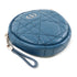 Christian Dior CD SHW Coin Case Purse Calfskin Leather Blue