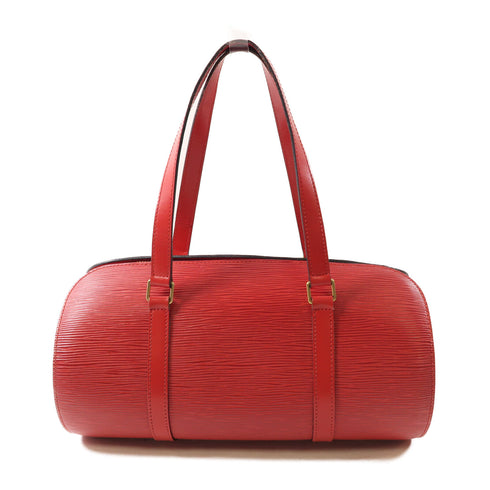 LOUIS VUITTON LV GHW Sufflo Shoulder Bag Epi Red