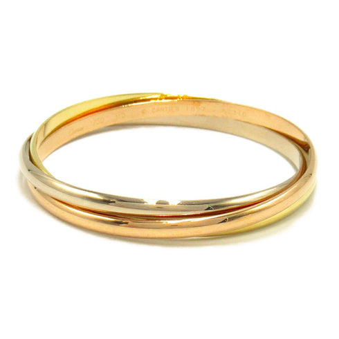 CARTIER Trinity Bracelet 18K Yellow White Pink Gold