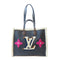LOUIS VUITTON LV GHW On The Go GM Tote Bag 2 Way Bag M56958 Calfskin Wool Black
