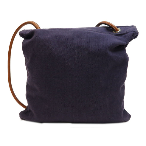 HERMES PHW Aline Shoulder Bag Canvas Purple