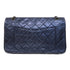 CHANEL Quilted CC SHW 2.55 Chain Shoulder Bag Calfskin Leather Navy