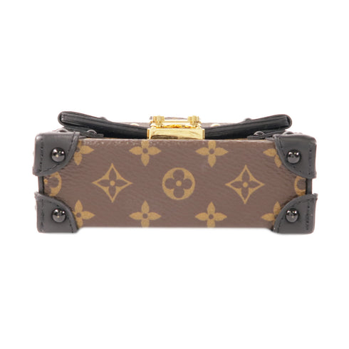 LOUIS VUITTON GHW Mini Essential Trunk Shoulder Bag M68566 Monogram Brown/Black