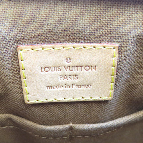 LOUIS VUITTON LV GHW Tivoli PM Shoulder Handbag M40143 Monogram Brown v2