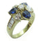 FINE JEWELRY 1.17ct Sapphire 0.65ct Diamond Ring 18K Yellow Gold US#6.5