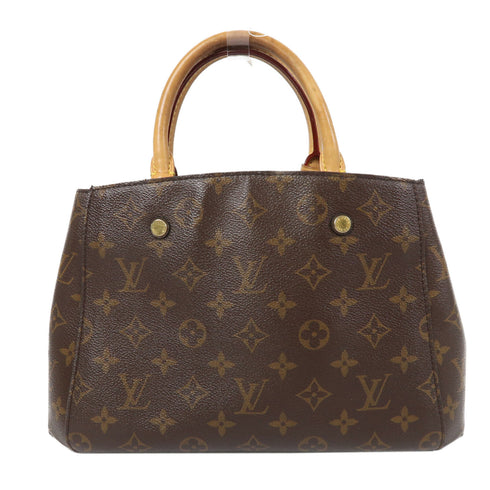 LOUIS VUITTON LV GHW Montaigne BB 2 Way Shoulder Bag M41055 Monogram Brown