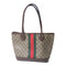 GUCCI GG Tote Bag PVC Coated Canvas 726762 Brown