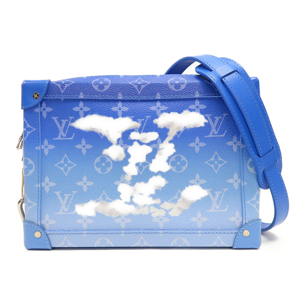 LOUIS VUITTON LV SHW Soft Trunk Shoulder Bag M45430 Monogram Clouds Blue/White