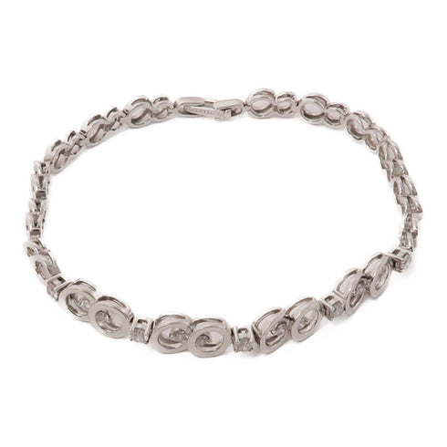 JEWELRY Diamond Bracelet Bangle Accessories 18K White Gold