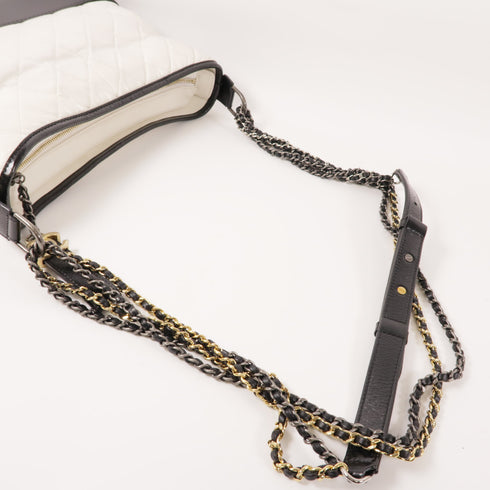 CHANEL CC Gabrielle Large Chain Shoulder Bag A93824 Calfskin Leather