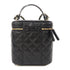 CHANEL CC GHW Vanity Case 2 Way Chain Shoulder Bag AS2362 Calfskin Leather Black