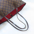 LOUIS VUITTON LV GHW Neverfull MM Shoulder Tote Bag N41358 Damier Brown v2