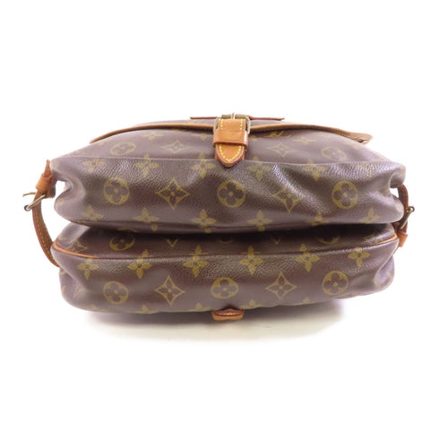 LOUIS VUITTON LV GHW Saumur 30 Shoulder Bag M42256 Monogram Brown v4
