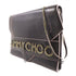JIMMY CHOO GHW Shoulder Bag Clutch Bag Calfskin Leather Black