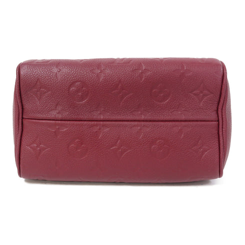 LOUIS VUITTON LV GHW Speedy 25 2 Way Shoulder Bag M40762 Monogram Empreinte Red