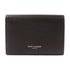 SAINT LAURENT YSL SHW Card Case Calfskin Leather Black