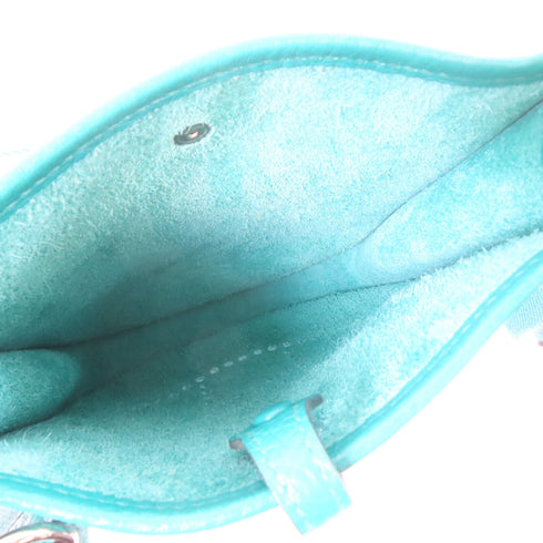 HERMES PHW Evelyne TPM Shoulder Bag Clemence Leather Green